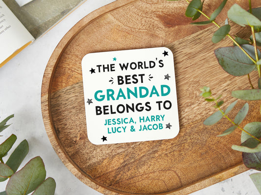 World's Best Grandad Coaster