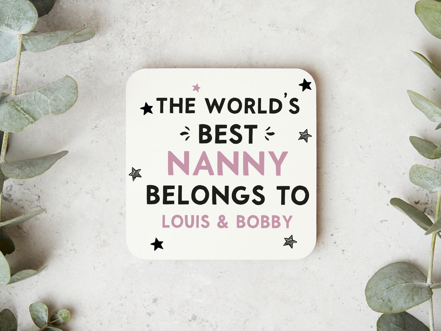 World's Best Nanny Coaster