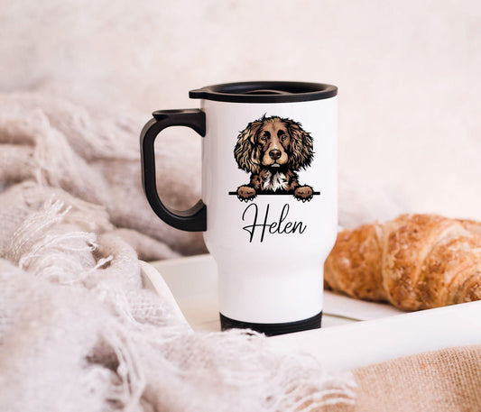 Chocolate Cocker Spaniel Travel Mug