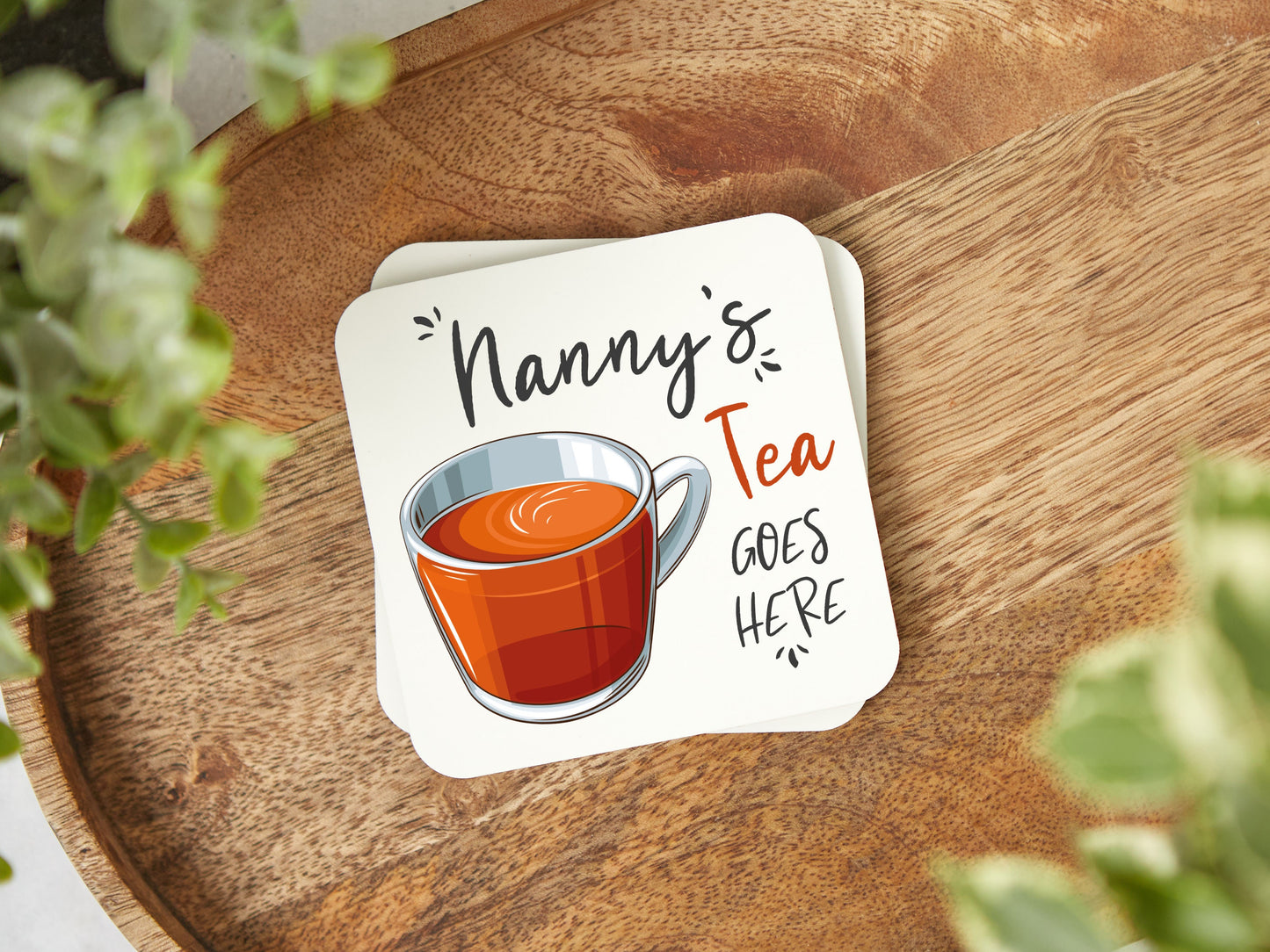 Tea Goes Here Coaster