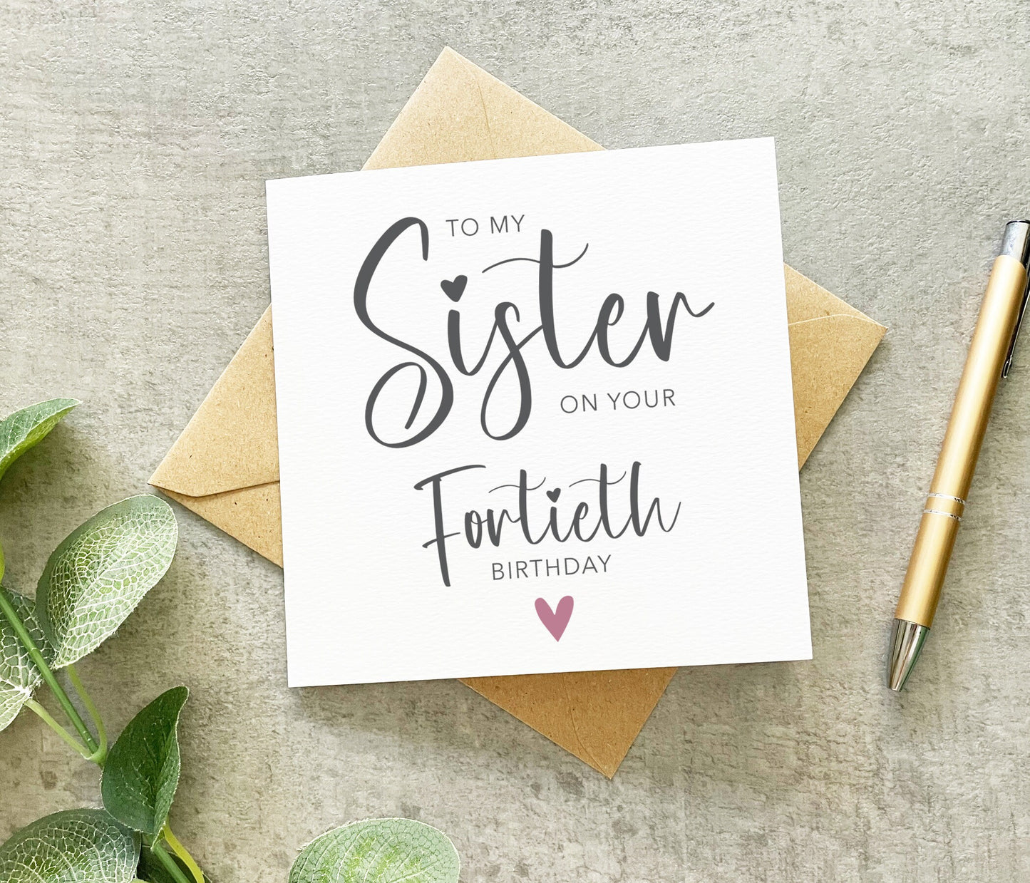 Sister Birthday Card