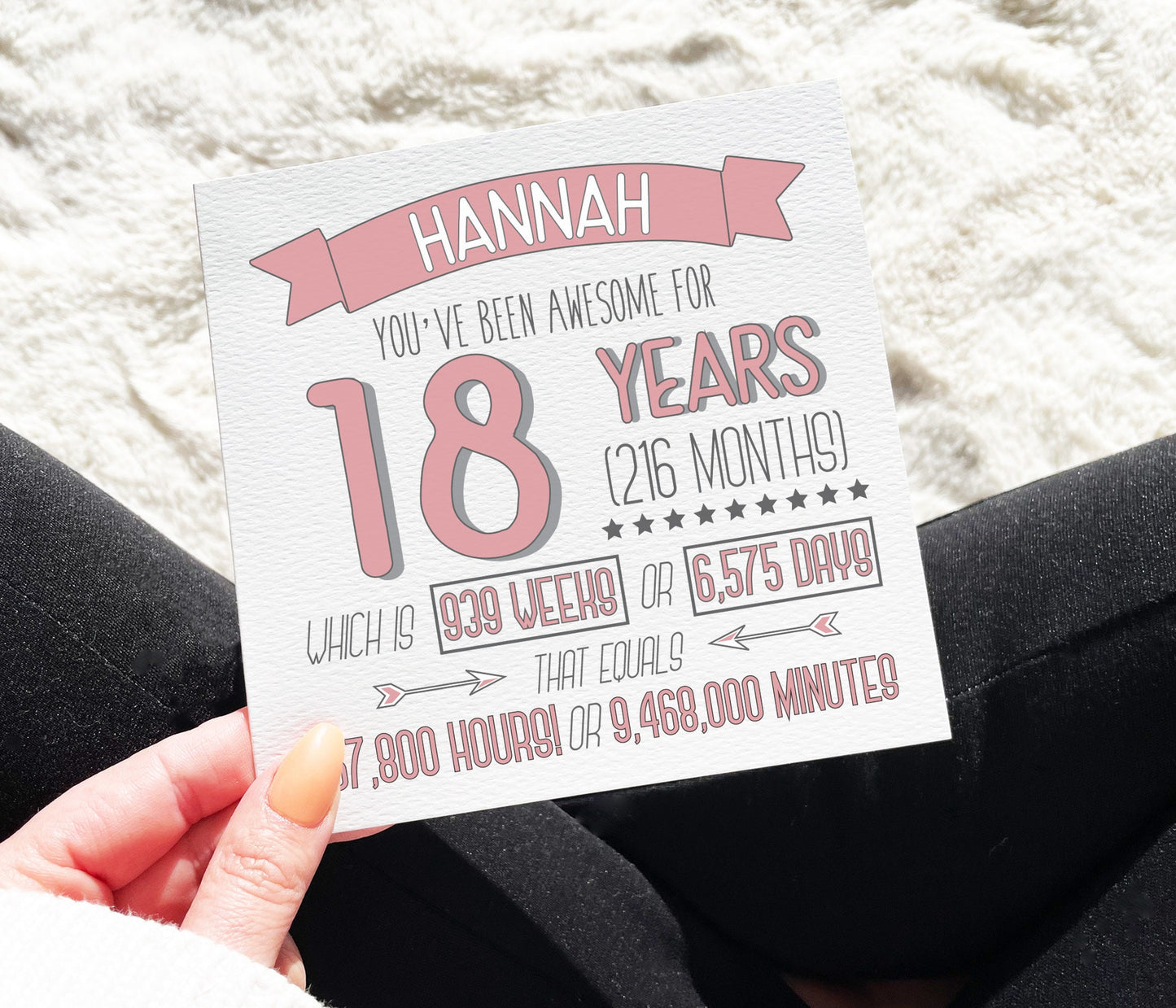 18 Years Birthday Card