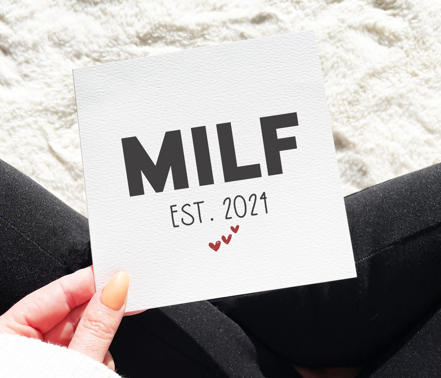 MILF Baby Card