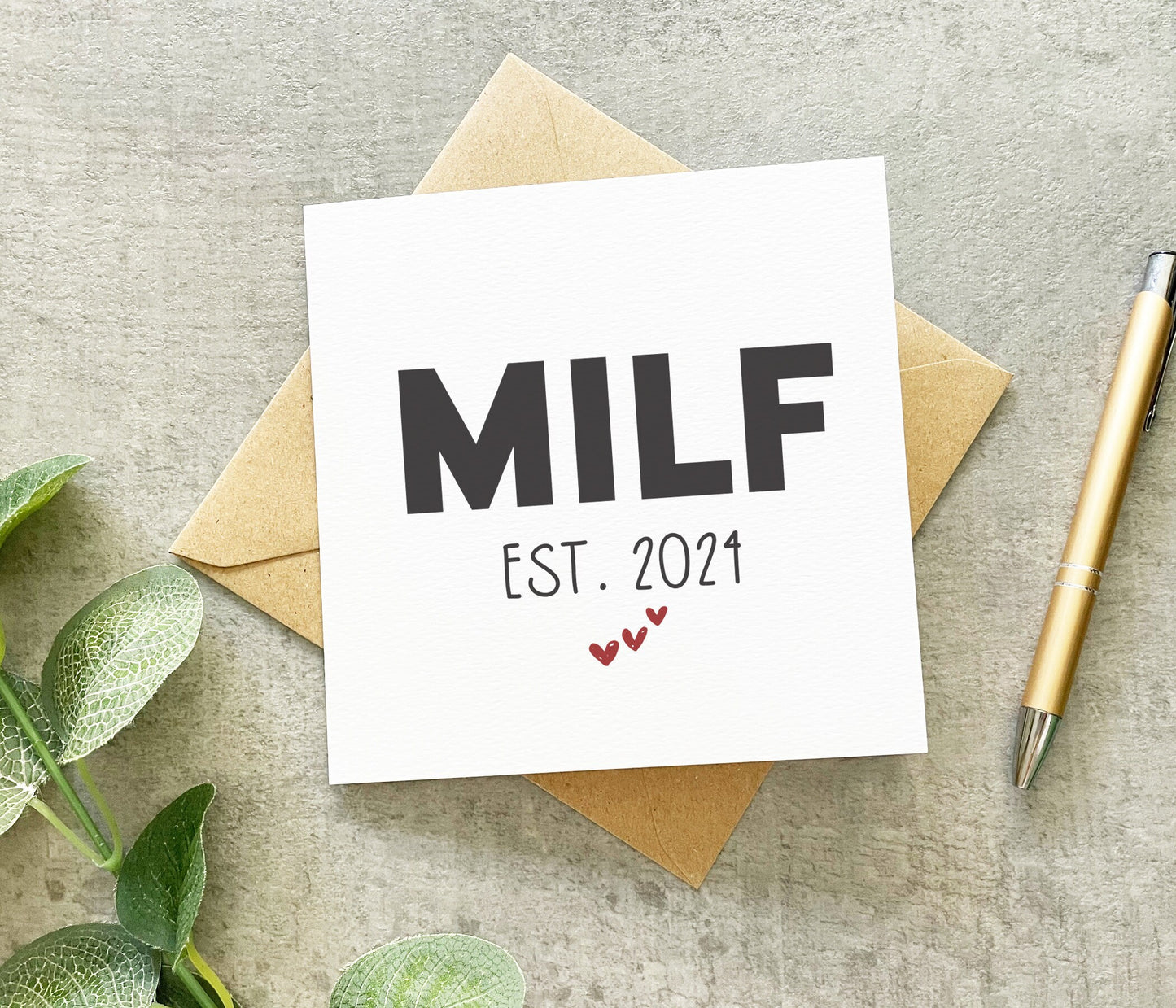 MILF Baby Card