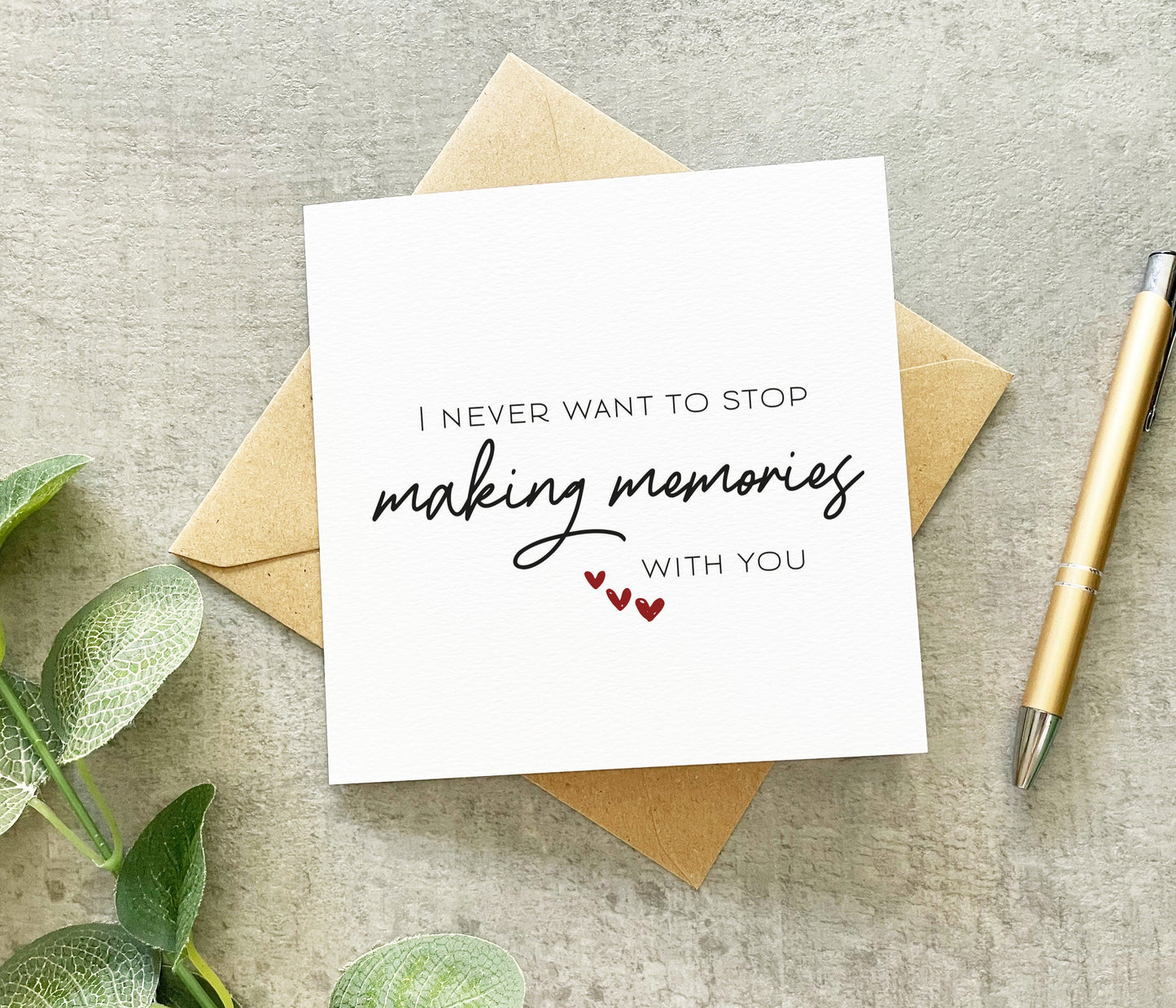 Making Memories With You Card