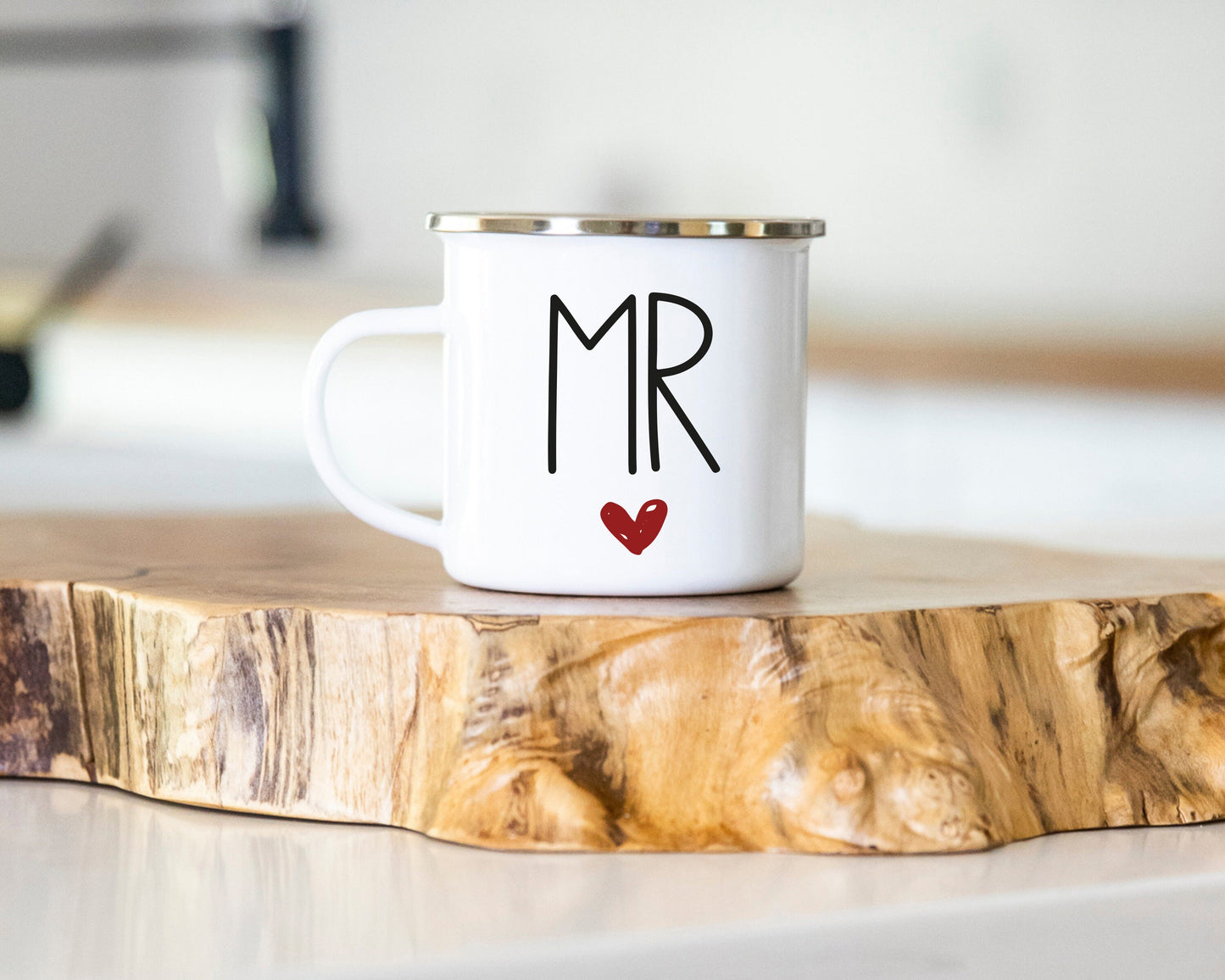 Mr & Mrs Heart Mugs