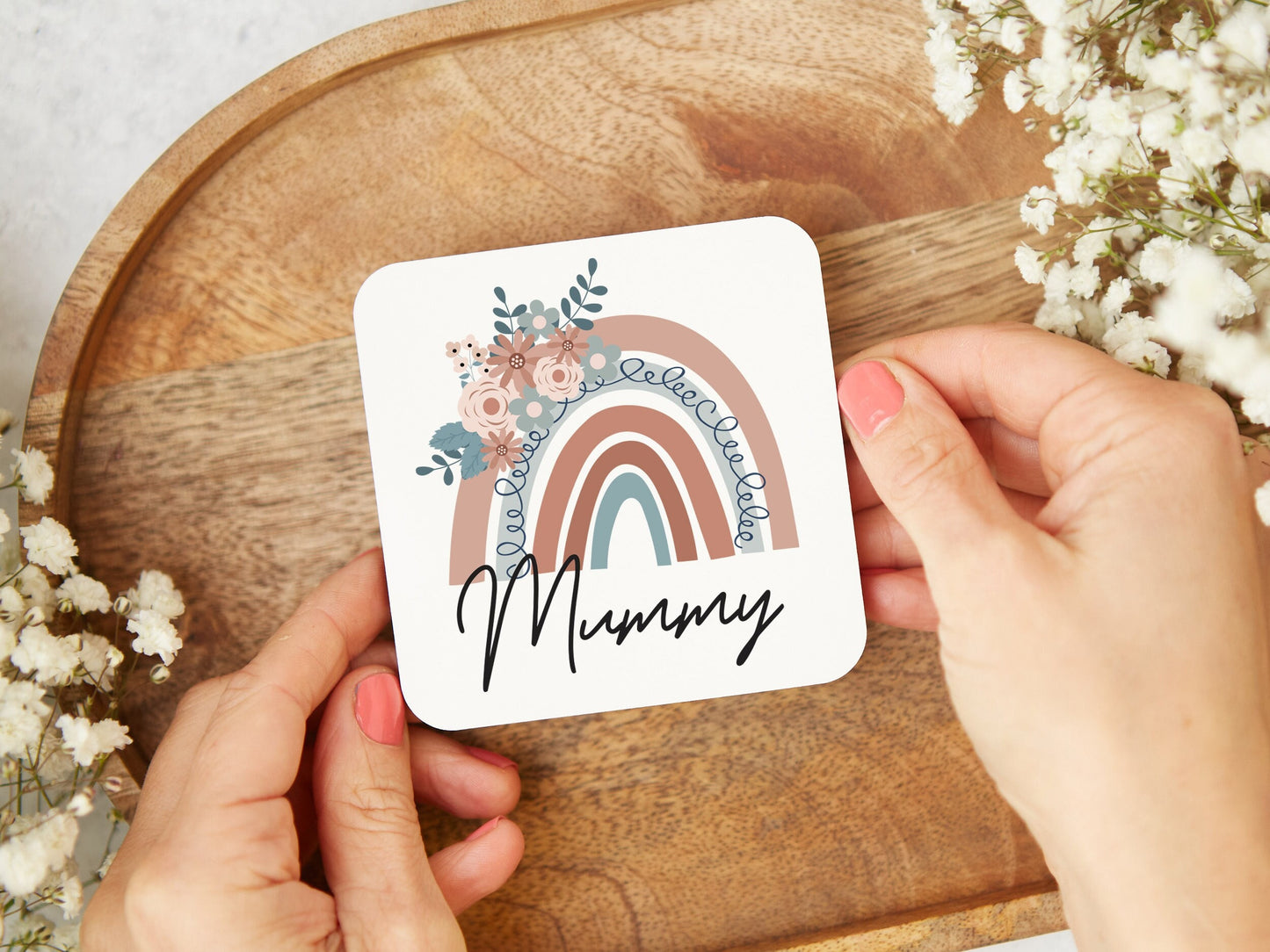 Mummy Rainbow Coaster