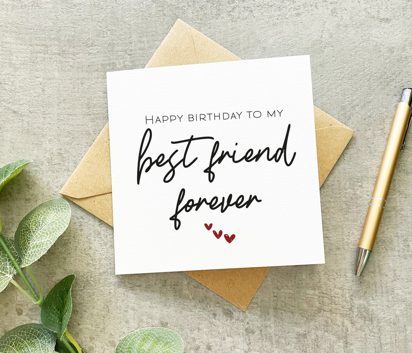 Best Friend Forever Birthday Card