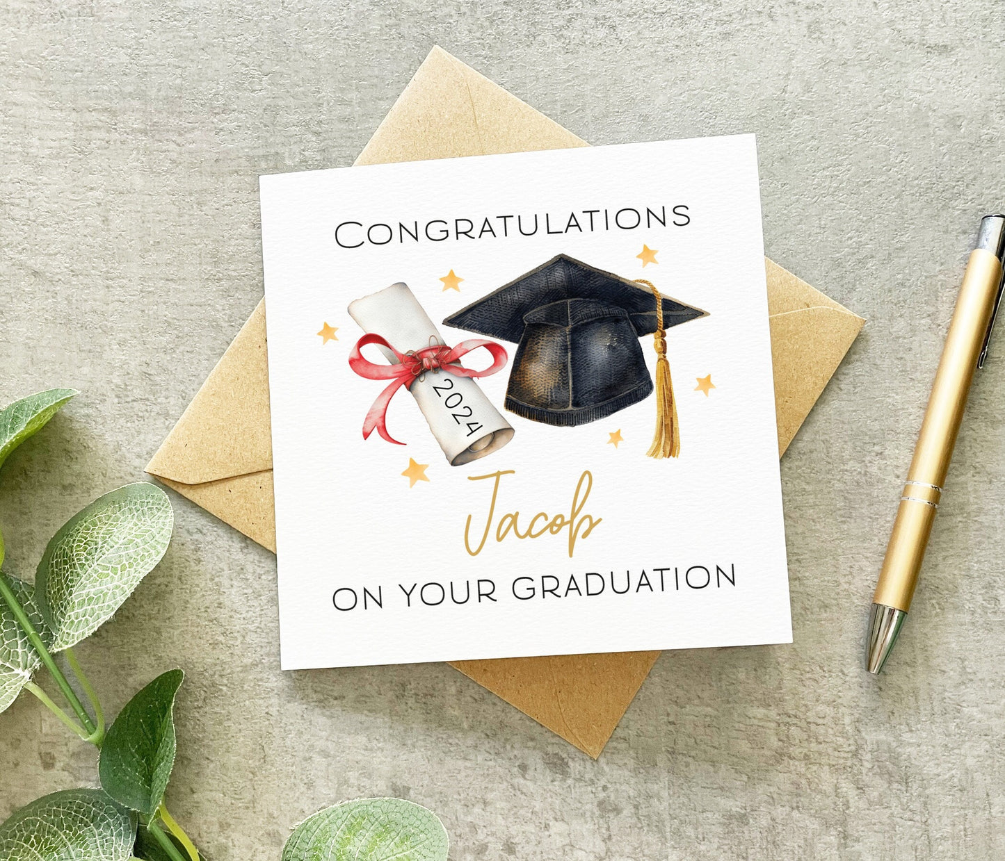 Graduation Cap Card