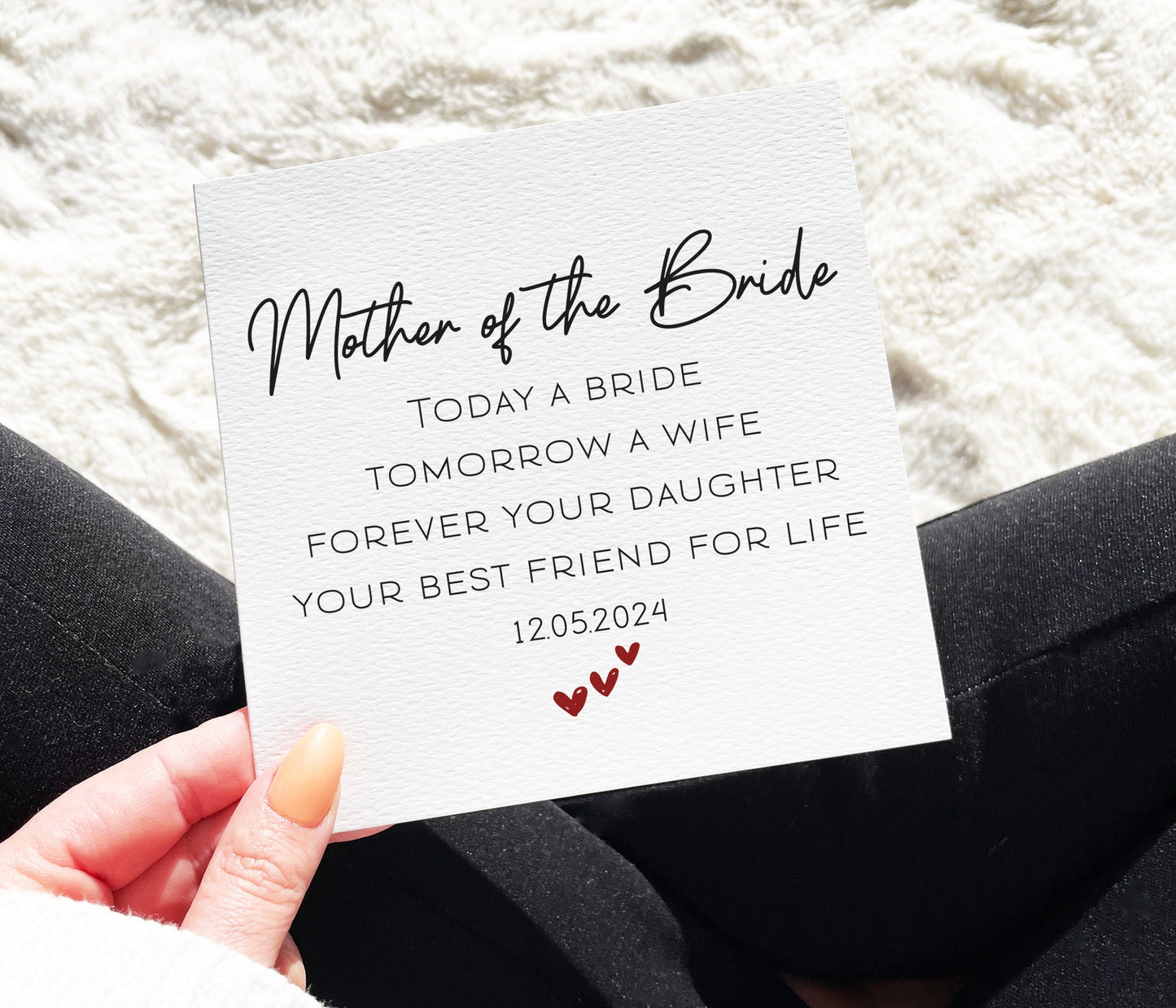 Mother Of The Bride, Today A Bride Card