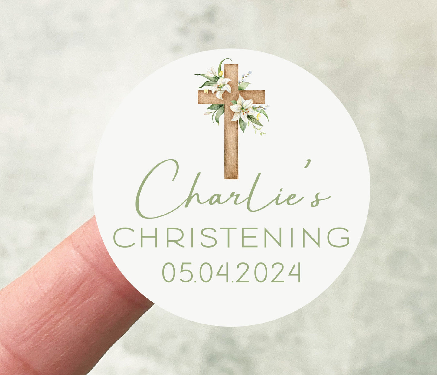 Christening Stickers