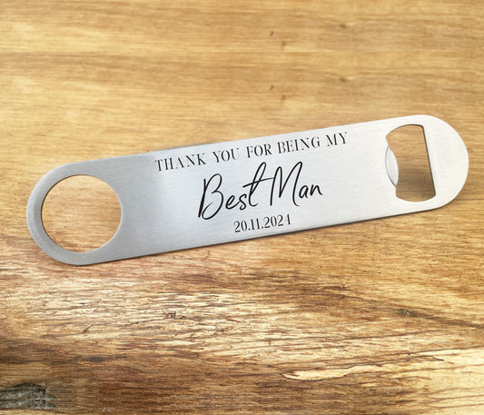 Best Man Bottle Opener