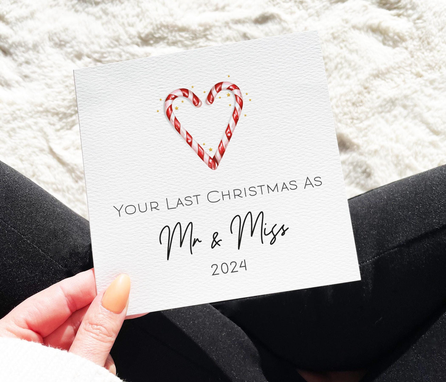 Your Last Christmas As Mr & Miss Card