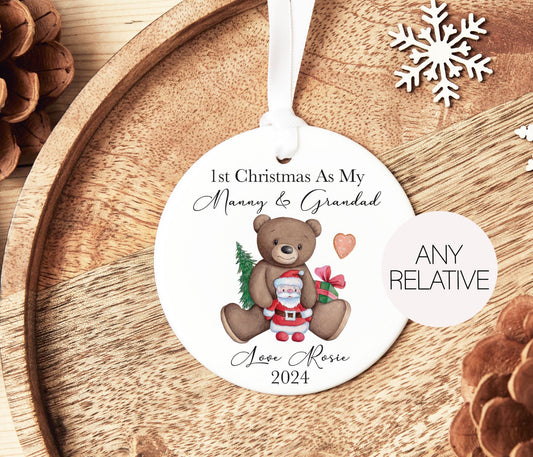 Grandparents Bear Bauble