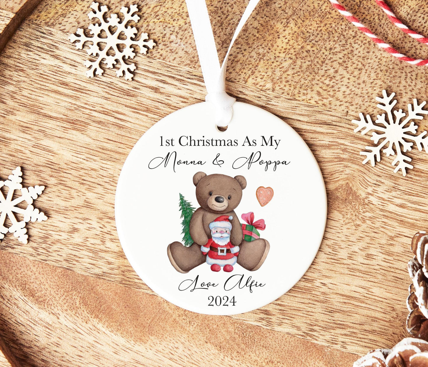 Grandparents Bear Bauble