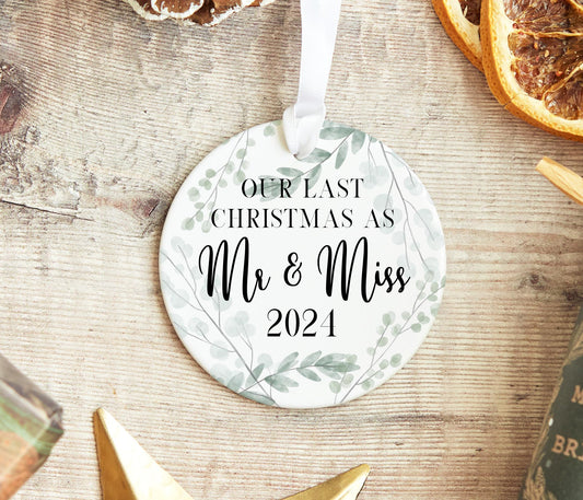 Last Christmas as Mr & Miss Bauble