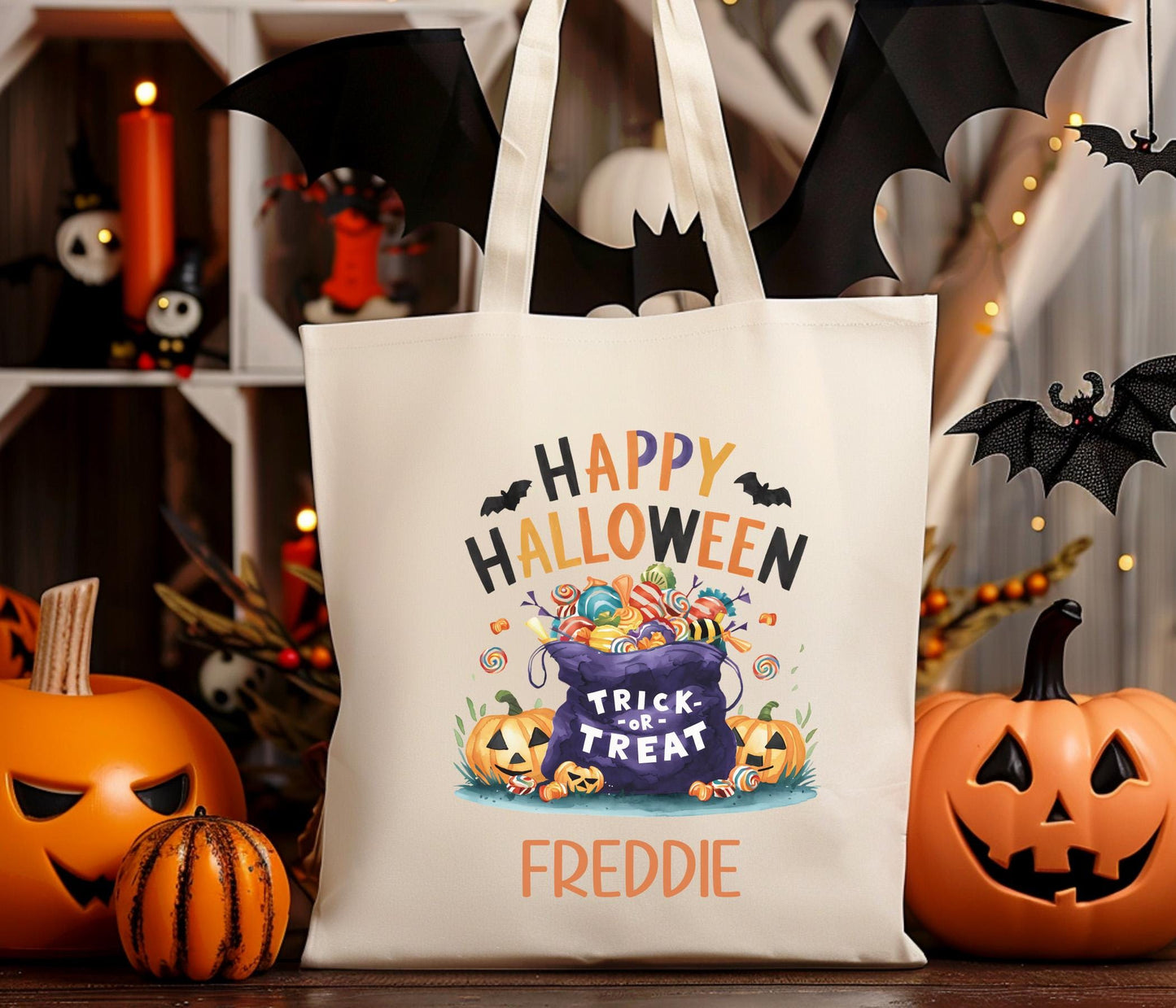 Trick Or Treat Tote Bag